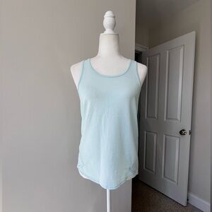 oiselle Mint Green Flyout Racerback Running Tank